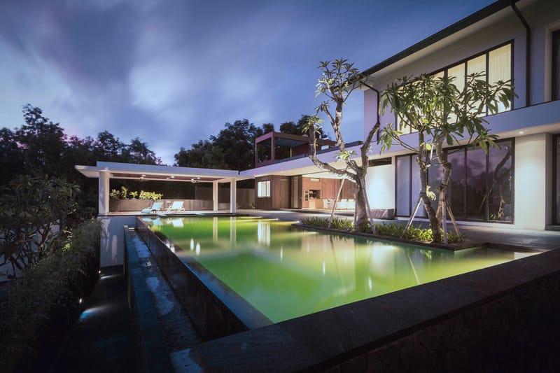 This Hillside Villa Celebrate Bali’s Tropical Environment