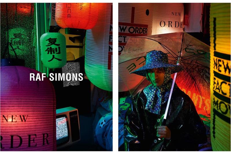 Raf SImons Joy Division New Order Peter Saville Willy Vanderperre Spring/Summer 2018 Campaign Images