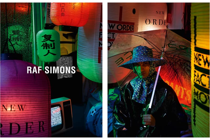 Raf SImons Joy Division New Order Peter Saville Willy Vanderperre Spring/Summer 2018 Campaign Images