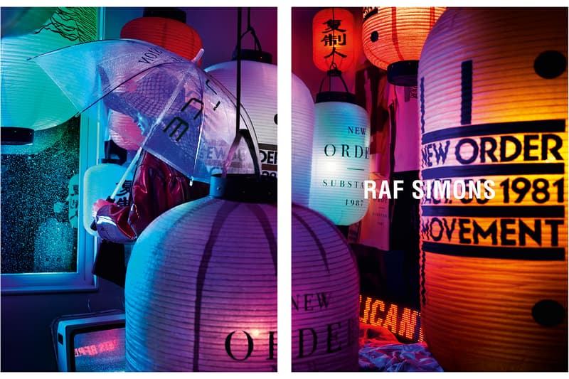 Raf SImons Joy Division New Order Peter Saville Willy Vanderperre Spring/Summer 2018 Campaign Images