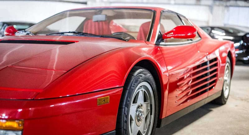 Supercars Collecting Dust Parking Garage Alfa Romeo Aston Martin Chevrolet Chrysler Prowler Ferrari Ford GT Mustang Jaguar Lamborghini Aventador Porsche