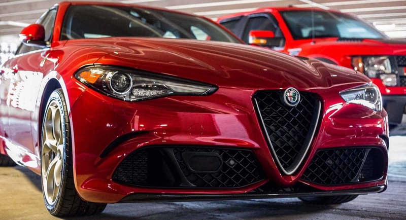 Supercars Collecting Dust Parking Garage Alfa Romeo Aston Martin Chevrolet Chrysler Prowler Ferrari Ford GT Mustang Jaguar Lamborghini Aventador Porsche