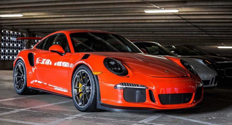 Supercars Collecting Dust Parking Garage Alfa Romeo Aston Martin Chevrolet Chrysler Prowler Ferrari Ford GT Mustang Jaguar Lamborghini Aventador Porsche