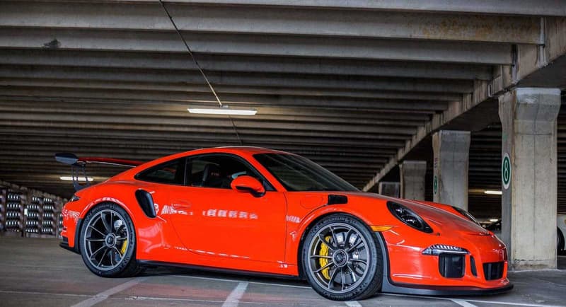 Supercars Collecting Dust Parking Garage Alfa Romeo Aston Martin Chevrolet Chrysler Prowler Ferrari Ford GT Mustang Jaguar Lamborghini Aventador Porsche
