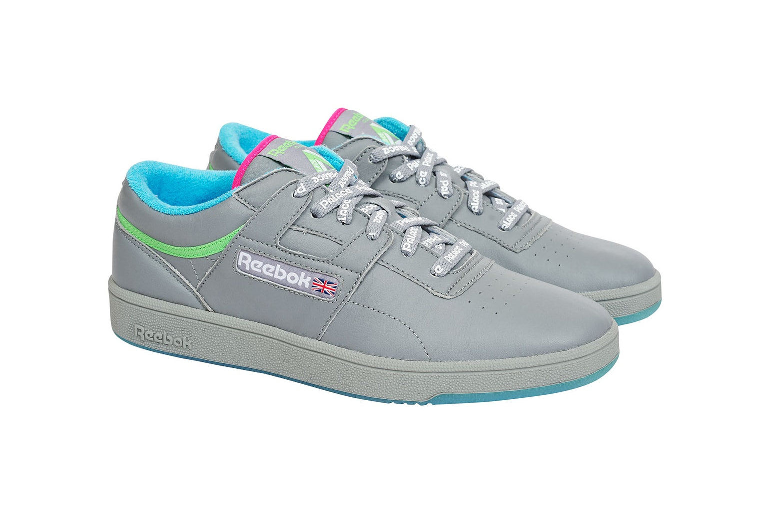 Palace x Reebok Workout Collaboration Grey Colorway Black Colorway White Colorway Spring 2018 Drop