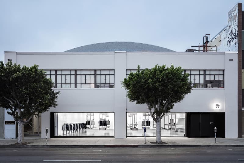 Reigning Champ La Brea look inside los angeles us united states america store