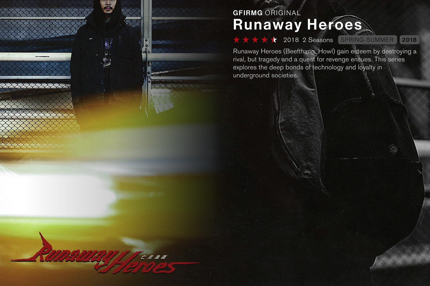 Guerrilla Group Runaway Heroes 2018 Spring Summer Editorial collection