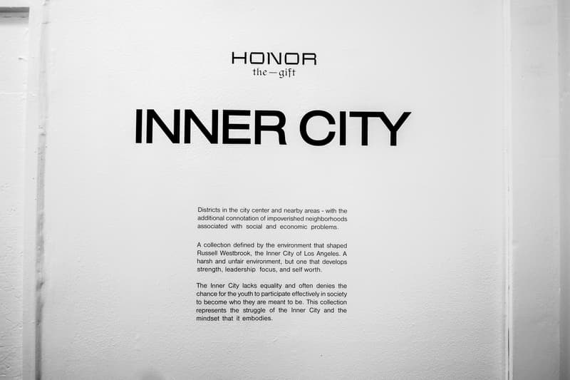 Russell Westbrook Honor the Gift Inner City Collection capsule All Star Weekend Pop-up shop asw los angeles california nba basketball fashion style streetwear brand