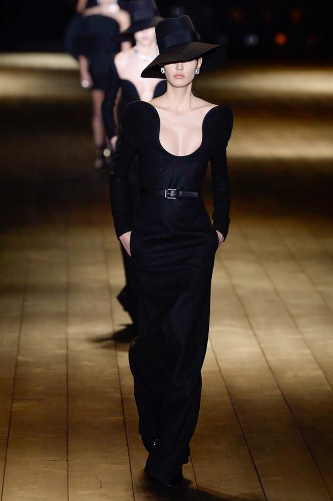 Saint Laurent Anthony Vaccarello Fall 2018 collection runway milan fashion week