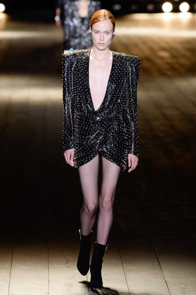 Saint Laurent Anthony Vaccarello Fall 2018 collection runway milan fashion week