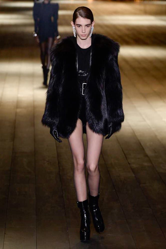 Saint Laurent Anthony Vaccarello Fall 2018 collection runway milan fashion week