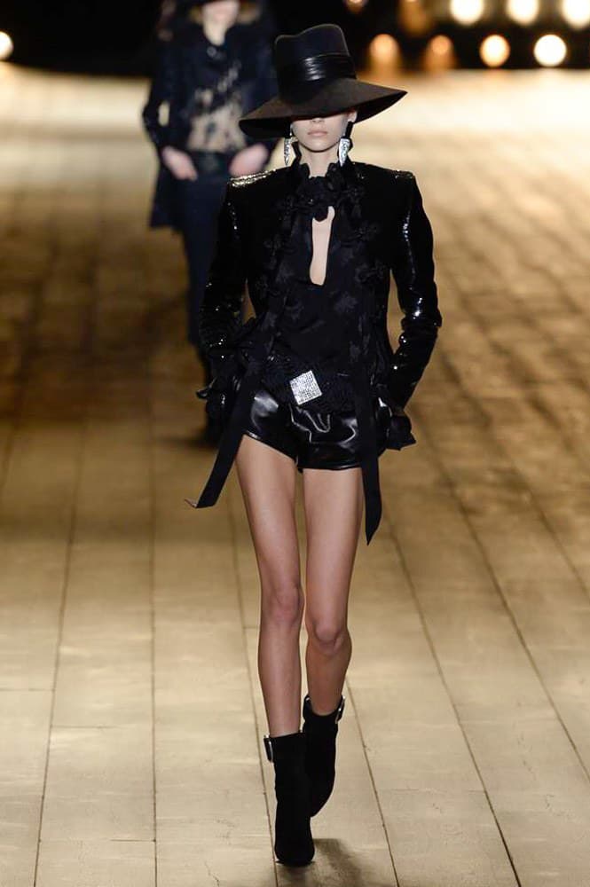 Saint Laurent Anthony Vaccarello Fall 2018 collection runway milan fashion week