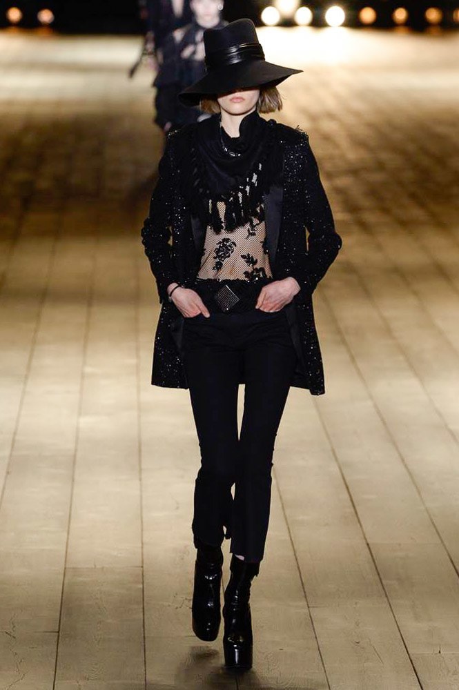 Saint Laurent Anthony Vaccarello Fall 2018 collection runway milan fashion week