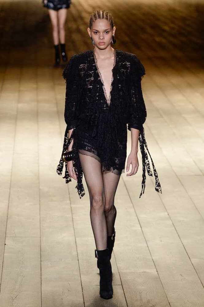 Saint Laurent Anthony Vaccarello Fall 2018 collection runway milan fashion week