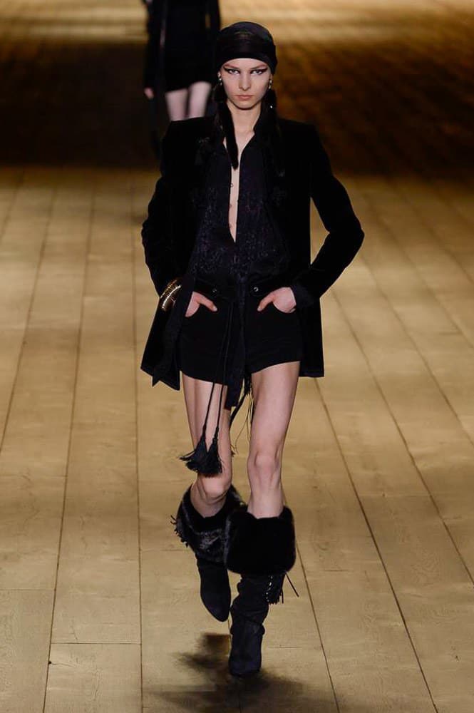 Saint Laurent Anthony Vaccarello Fall 2018 collection runway milan fashion week