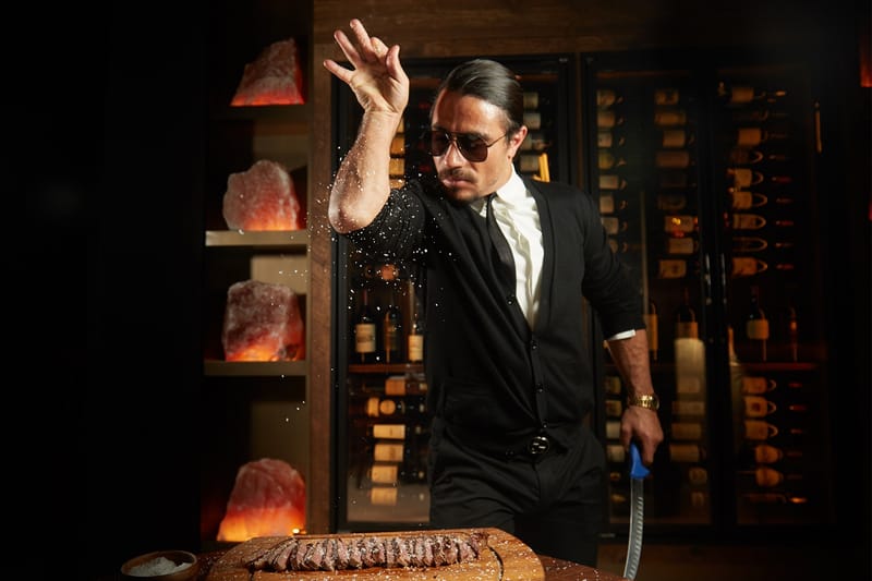 Salt Bae Announces a Burger Chain in the Works