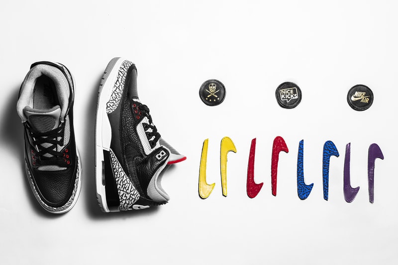 The Shoe Surgeon Air Jordan 3 JTH Black cement custom nice kicks los angeles 2018 february 17 release date info sneakers shoes footwear