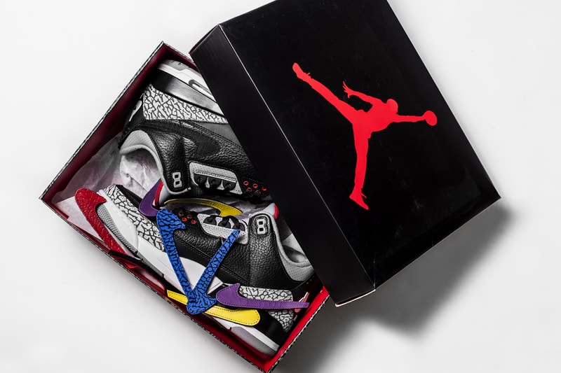 The Shoe Surgeon Air Jordan 3 JTH Black cement custom nice kicks los angeles 2018 february 17 release date info sneakers shoes footwear