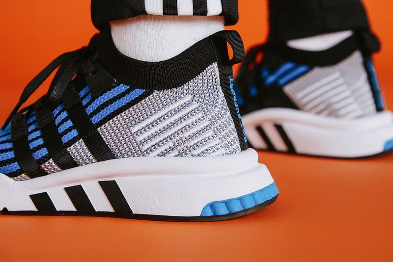 eqt support mid adv primeknit shoes blue