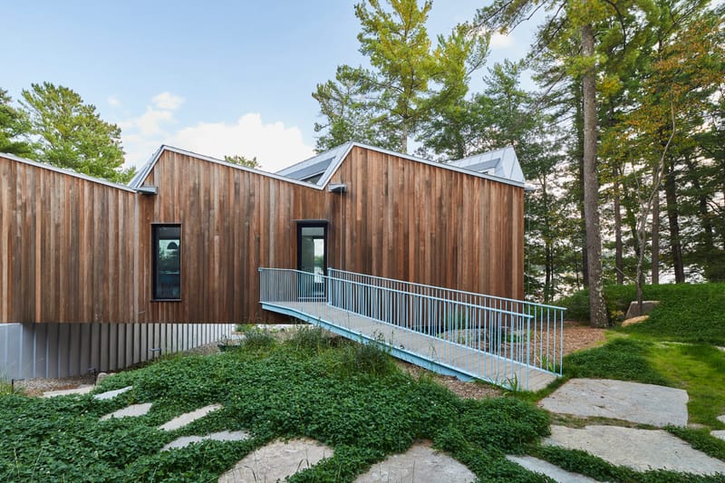 This Canadian House Is Nestled Into Its Lakeside Location