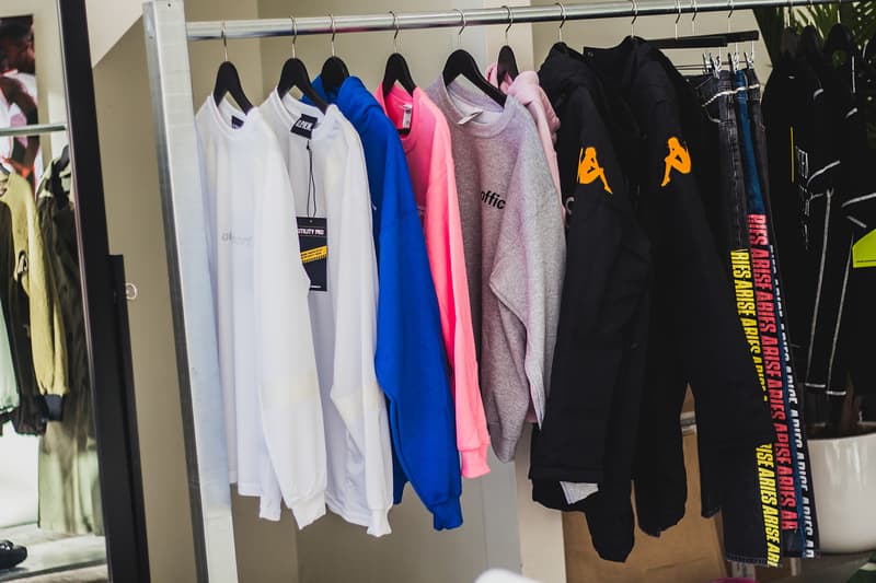 Slam Jam Socialism New York City NYC Pop up italy kappa kontroll foosball collaboration office magazine exclusive drop clothing Tournament Kalen Hollomonthe soho