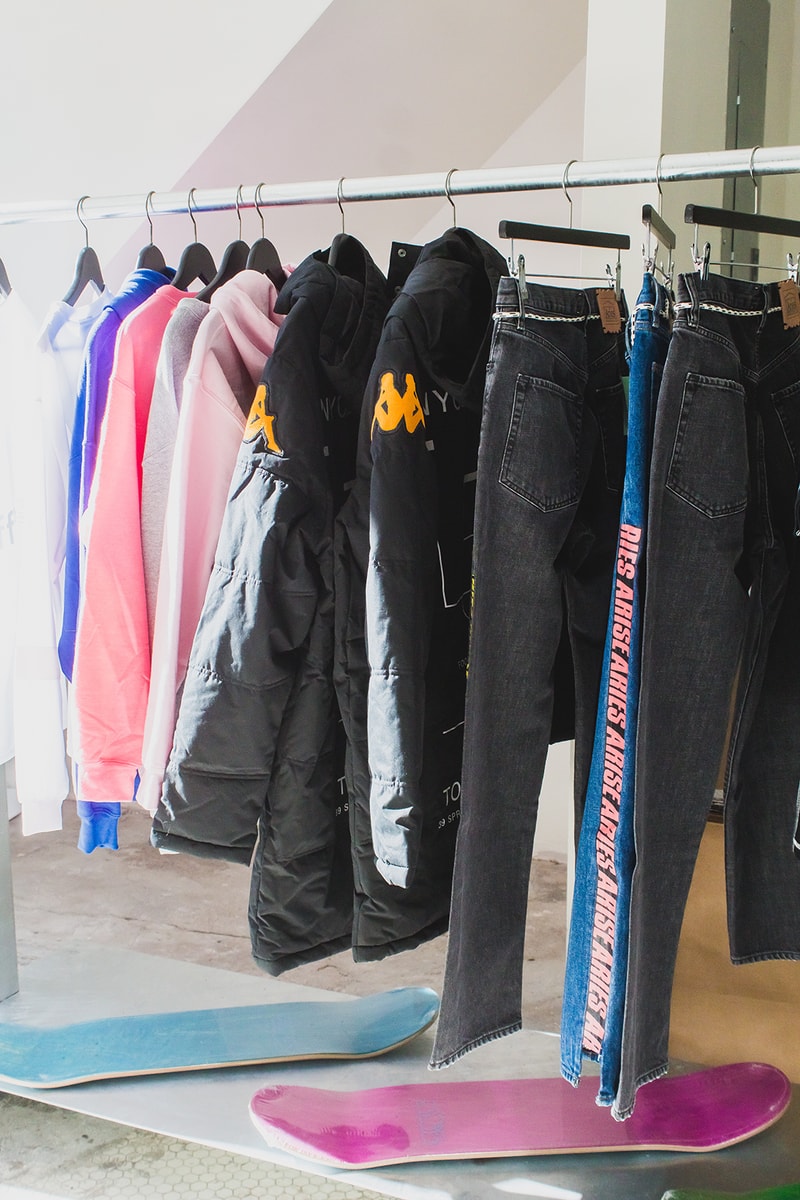 Slam Jam Socialism New York City NYC Pop up italy kappa kontroll foosball collaboration office magazine exclusive drop clothing Tournament Kalen Hollomonthe  soho