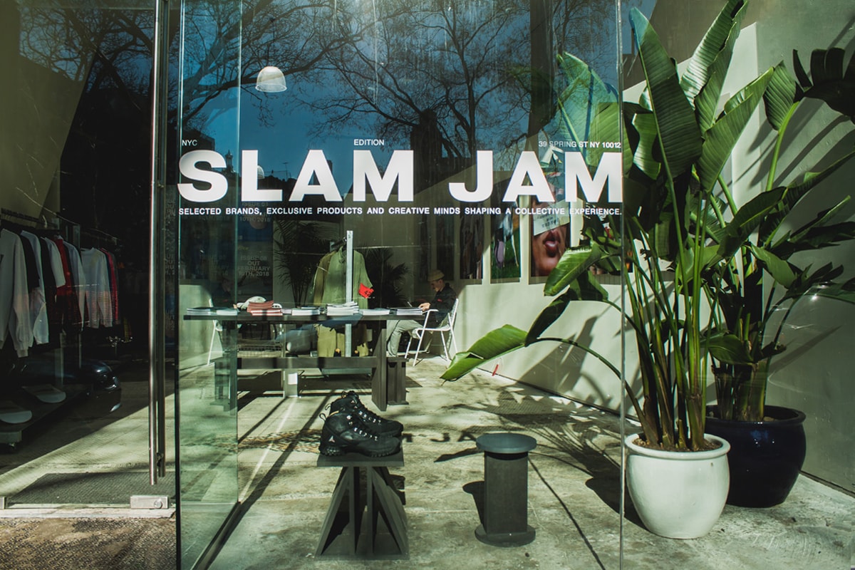 Slam Jam Socialism New York City NYC Pop up italy kappa kontroll foosball collaboration office magazine exclusive drop clothing Tournament Kalen Hollomonthe  soho