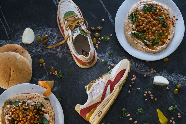 Sneakerbox TLV Joins Le Coq Sportif for Hummus-Inspired R800