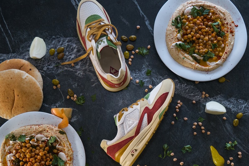 Sneakerbox TLV Le Coq Sportif R800 Hummus tel aviv israel collaboration 2018 february release date info sneakers shoes footwear 7 anniversary