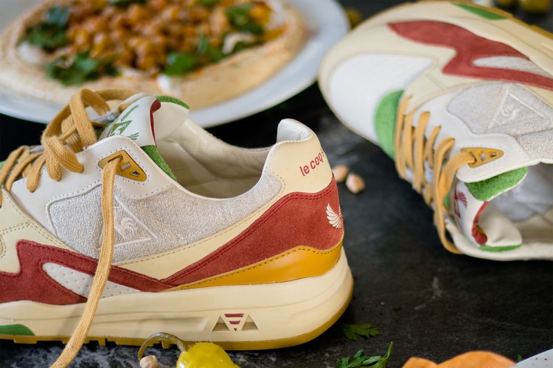 Sneakerbox TLV Le Coq Sportif R800 Hummus tel aviv israel collaboration 2018 february release date info sneakers shoes footwear 7 anniversary