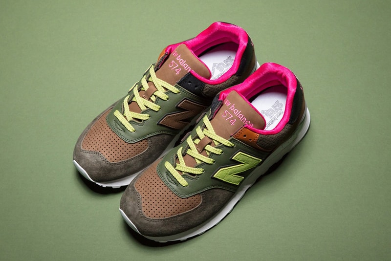 Sneakersnstuff New Balance 574 2007 Rerelease Pink Brown Green