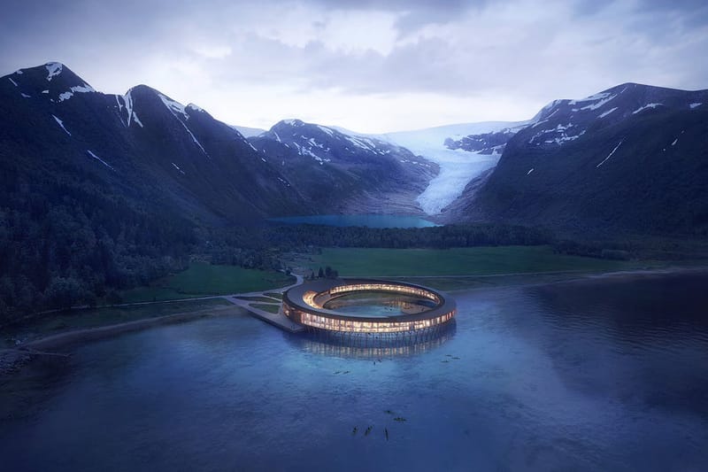 Snøhetta Designs Energy Positive Hotel in the Arctic Circle