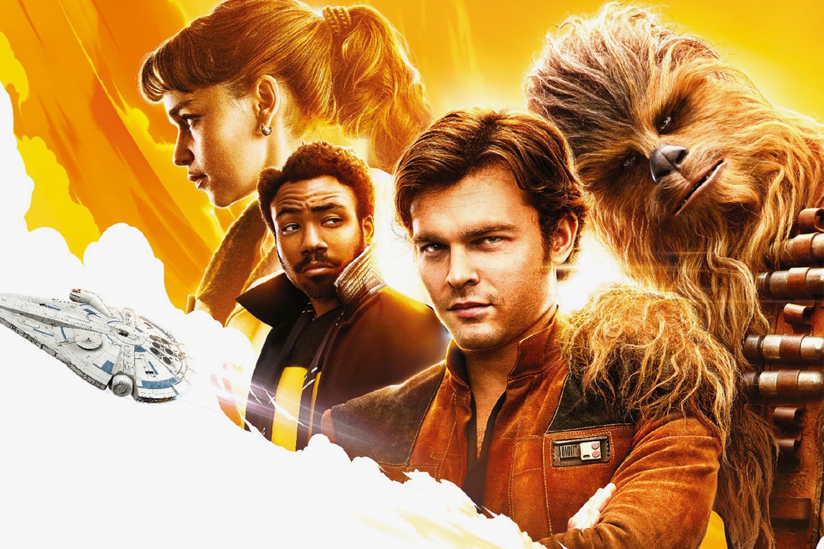 Solo A Star Wars Story Character Posters Han Solo Lando Donald Glover Emilia Clarke Chewie Chewbacca