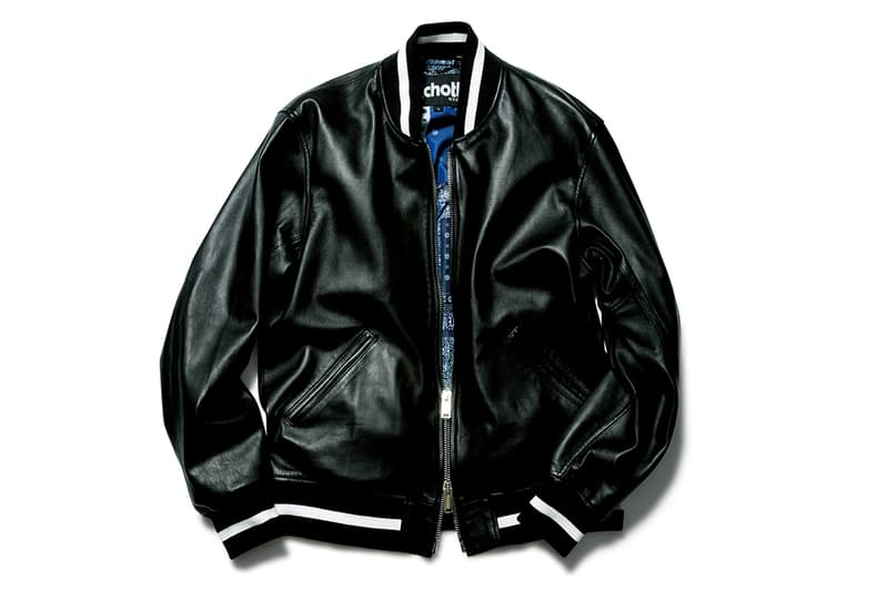SOPHNET Schott NYC Leather Stadium Jackets Black Colorway Collaboration Release Info Detail Drops Price Outerwear