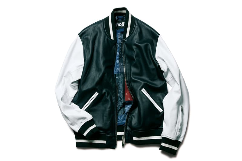 SOPHNET Schott NYC Leather Stadium Jackets Black Colorway Collaboration Release Info Detail Drops Price Outerwear