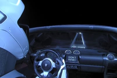 Watch Spacex's Tesla Roadster Exploring Space in This Livecam