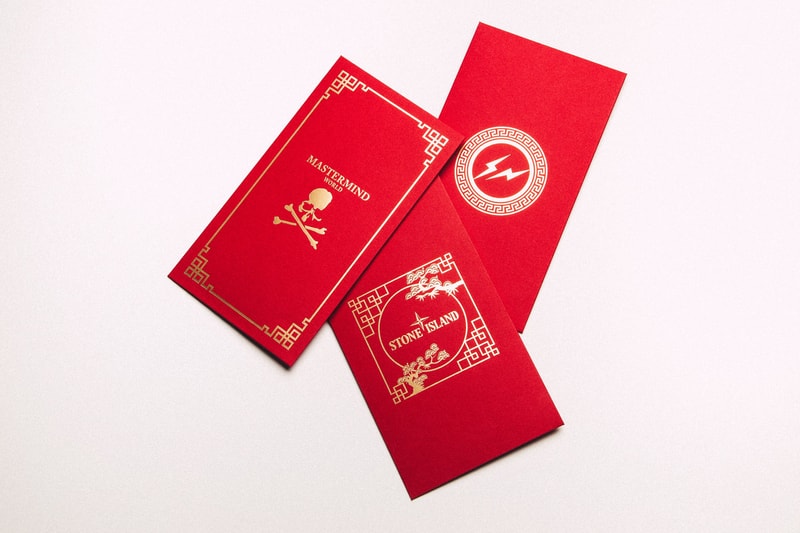 HBX Stone Island Mastermind WORLD Fragment Design Red Envelope 2018 chinese new year