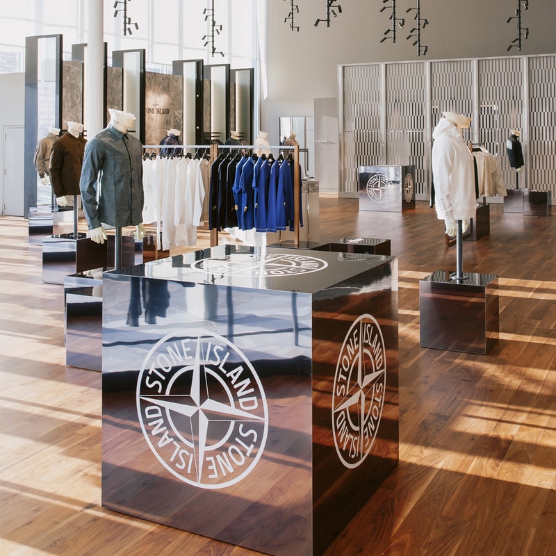 Stone Island Pop Up Shop Holt Renfrew Square One Store West Toronto Ontario Canada 2018 july 28 ghost collection exclusives