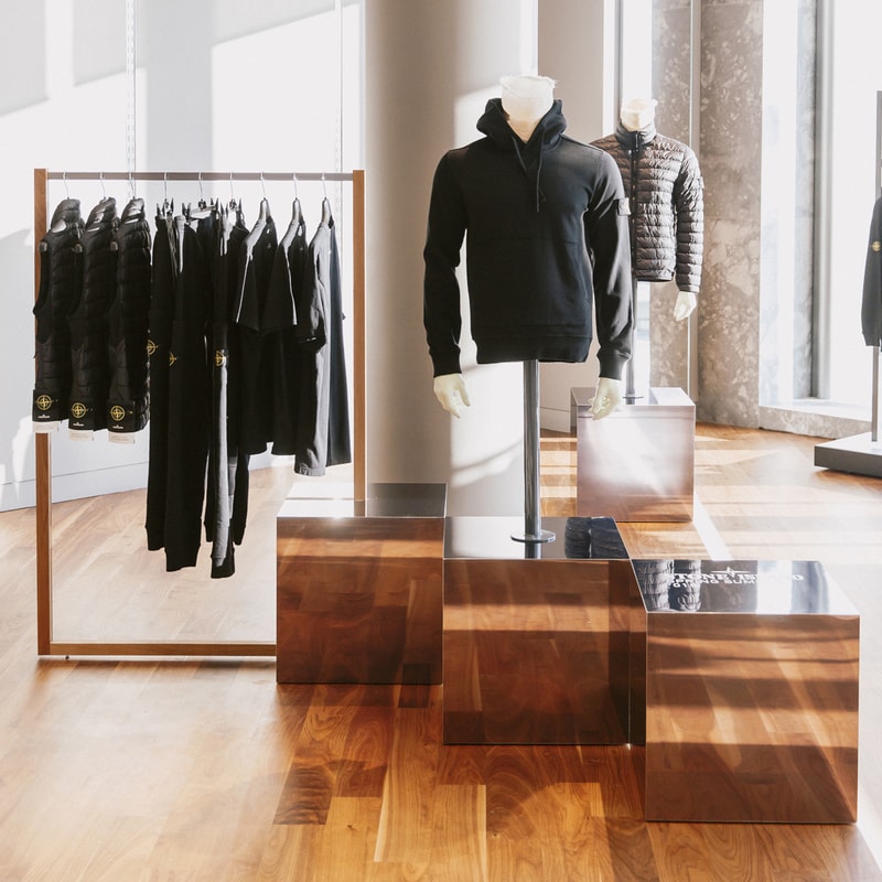 Stone Island Pop Up Shop Holt Renfrew Square One Store West Toronto Ontario Canada 2018 july 28 ghost collection exclusives