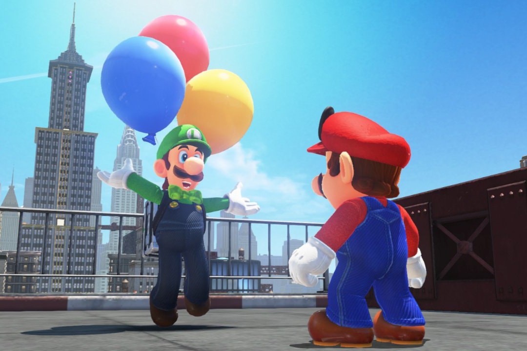 Super Mario Odyssey Balloon World Update Nintendo Switch Luigi Hide It Find It Snapshot Filters Musician Outfit Knights Armor
