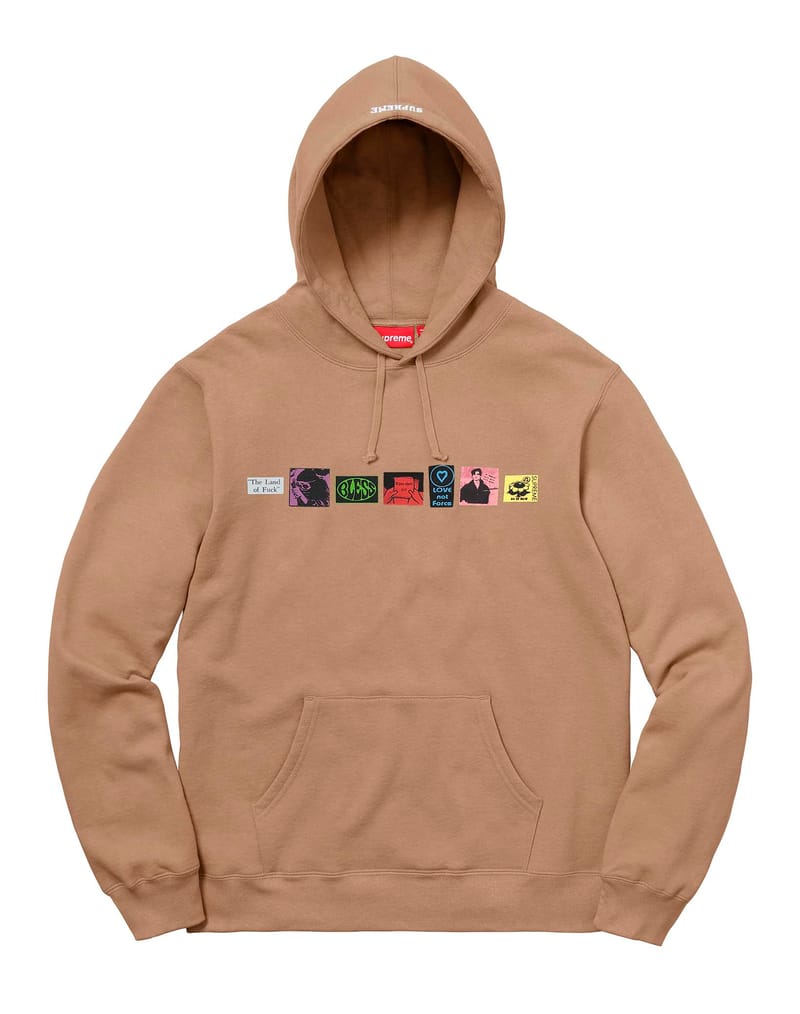 supreme khaki hoodie