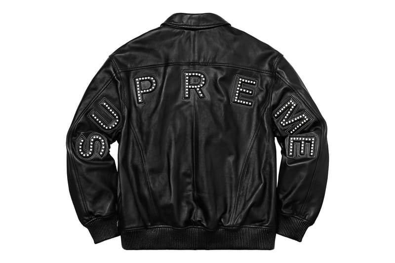 supreme leather jacket 2018