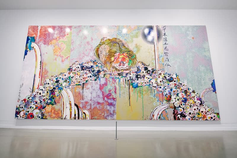 Takashi Murakami The Octopus Eats Its Own Leg Vancouver Art Gallery Exhibit Display Off White Air Jordan 1 Japanese Art Anime