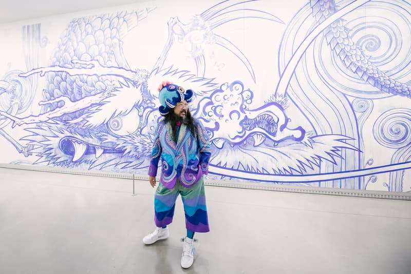 Takashi Murakami The Octopus Eats Its Own Leg Vancouver Art Gallery Exhibit Display Off White Air Jordan 1 Japanese Art Anime