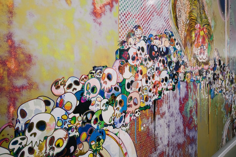 Takashi Murakami The Octopus Eats Its Own Leg Vancouver Art Gallery Exhibit Display Off White Air Jordan 1 Japanese Art Anime