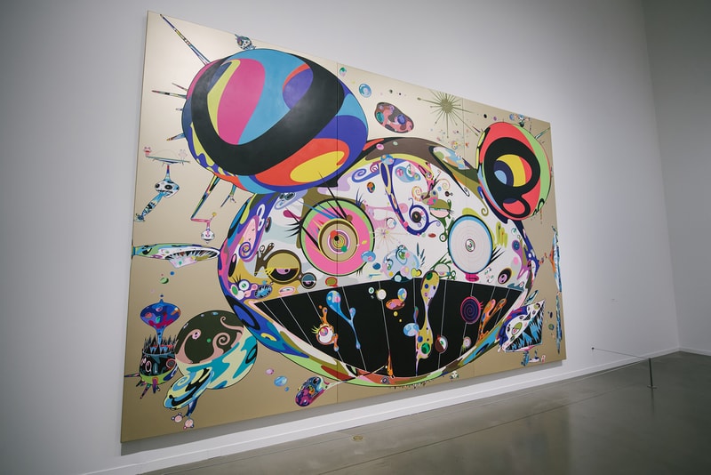 Takashi Murakami The Octopus Eats Its Own Leg Vancouver Art Gallery Exhibit Display Off White Air Jordan 1 Japanese Art Anime