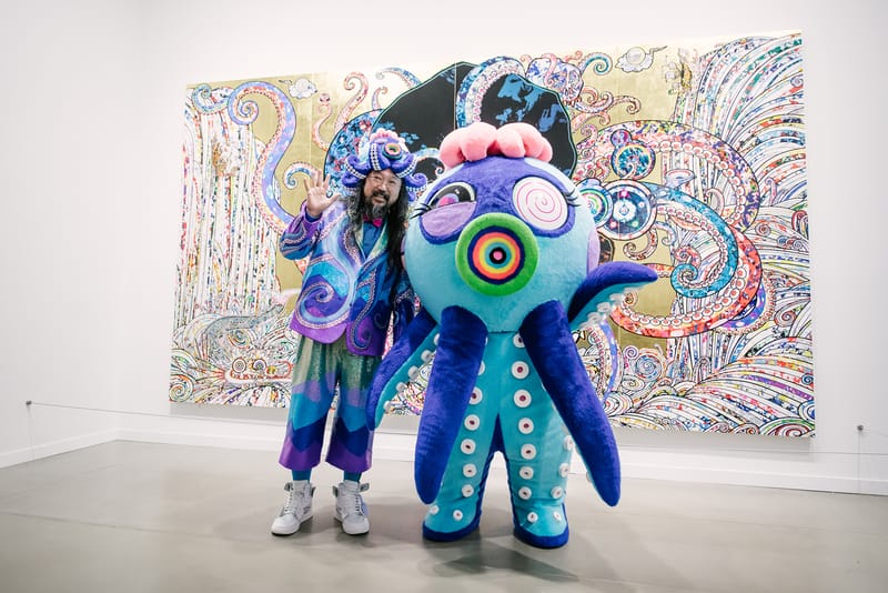 takashi murakami octopus plush