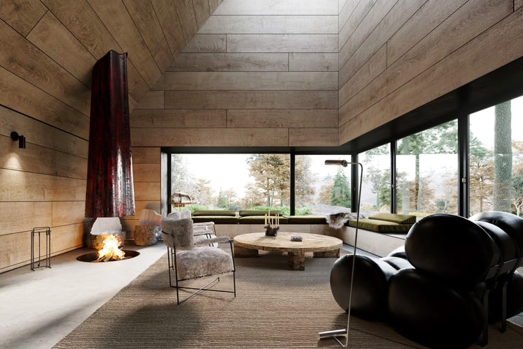 This Oak Refuge Cabin Is the Ultimate Bachelor's Pad in Upstate New York