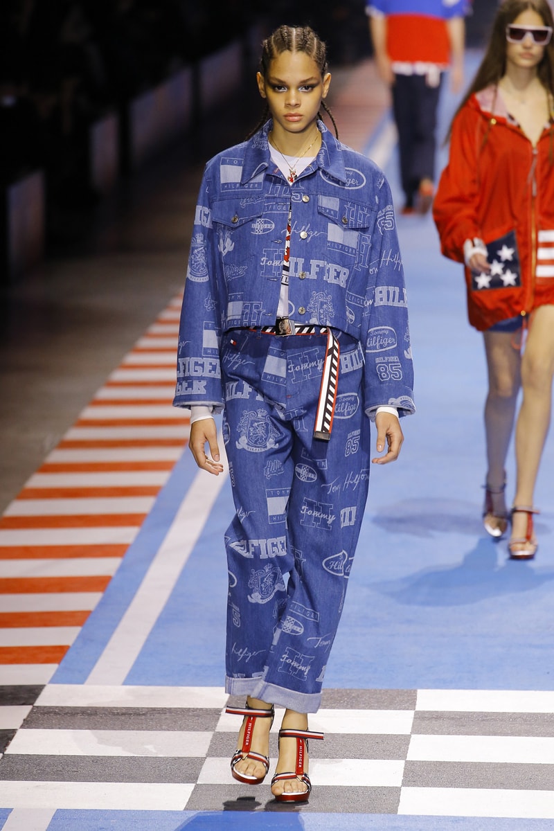 Tommy Hilfiger 2018 Spring Runway Collection Gigi Hadid Milan fashion week summer