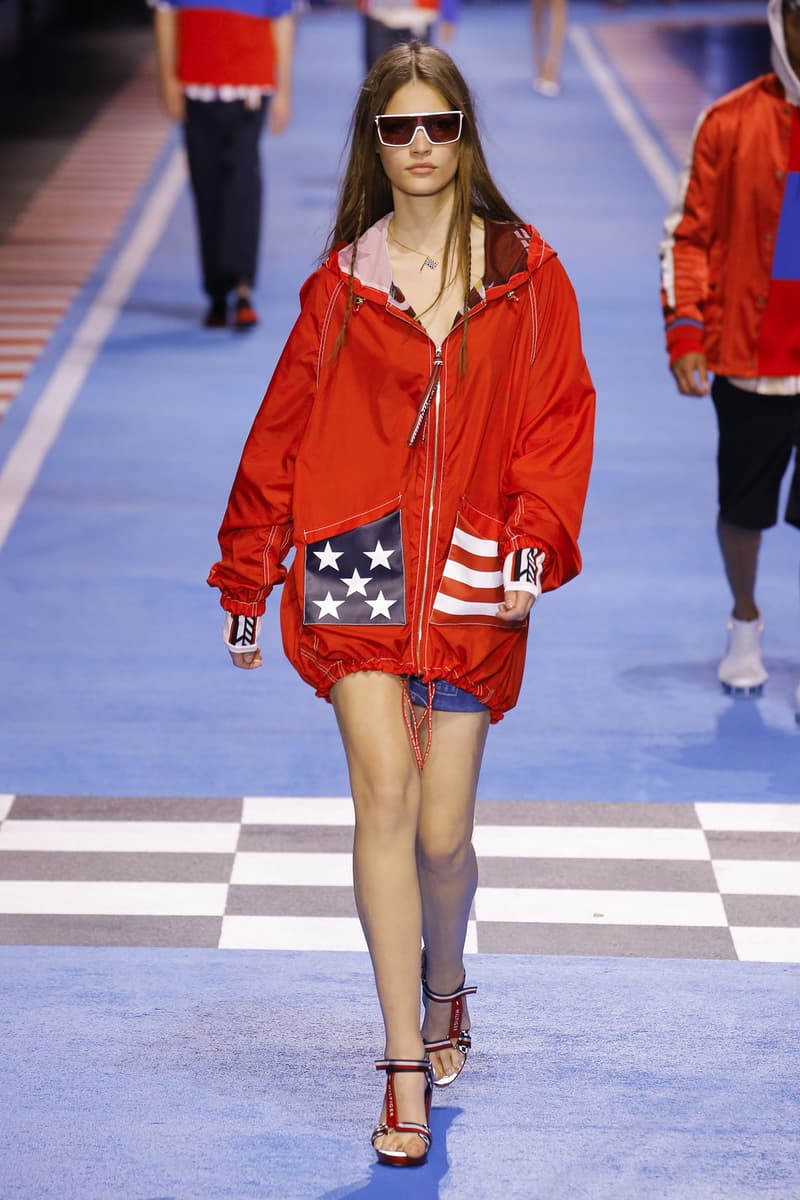 Tommy Hilfiger 2018 Spring Runway Collection Gigi Hadid Milan fashion week summer